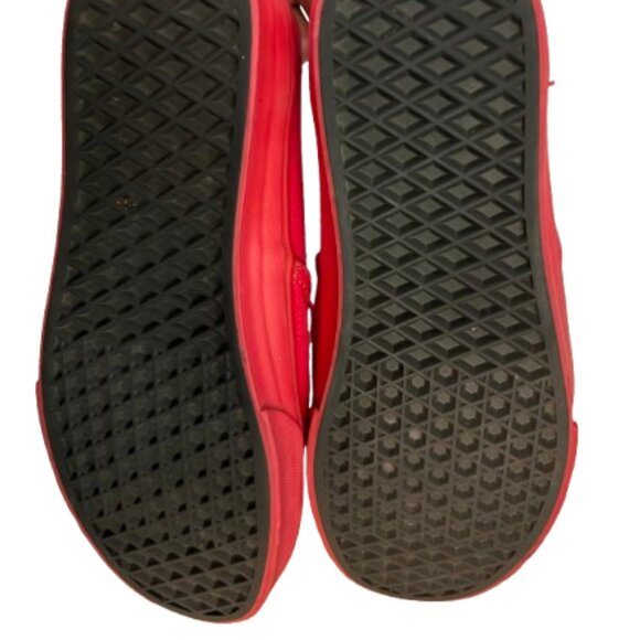 VANS Authentic True Red men's 7 shoes lace-up women's 8.5 - Picture 11 of 11